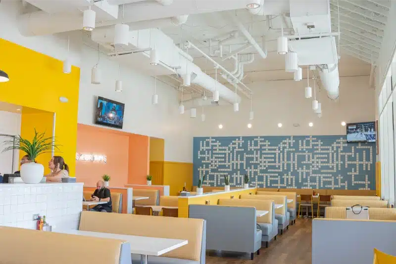 Tempe Interior seating wide shot