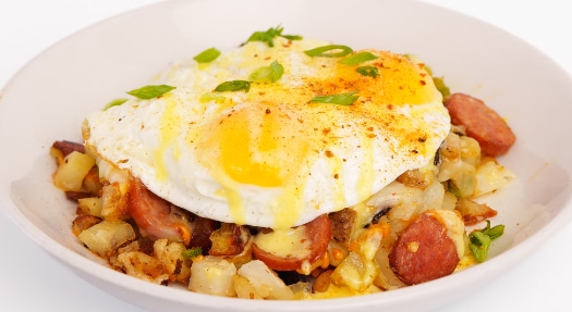 Cajun Hash - Over Easy menu item