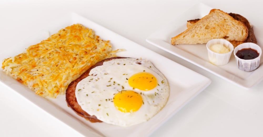 Ham Steak - Over Easy menu item