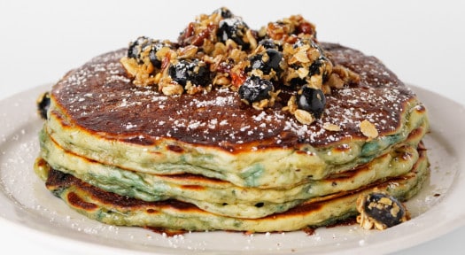 Protein Pancakes Over Easy menu item