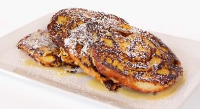 Cinnamon Roll French Toast menu item at Over Easy