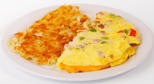 Mile High Omelette menu item at Over Easy