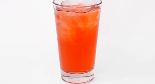 Strawberry Lemonade drink at Over Easy