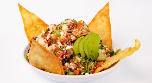 Taco Salad menu item at Over Easy